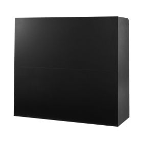 VEVOR Reception Desk, 47 Inch Rectangular Front Counter Table, Office Reception Counter with Lockable Drawer and Storage Cabinet, for Checkout, Lobby