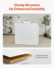 VEVOR Reception Desk, 46 Inch Rectangular Front Counter Table, Office Reception Desk, Retail Counter and Front Reception Counter, for Checkout, Lobby