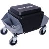 Heavy Duty Mechanic Stool with 330lbs Load Capability, Garage Stool with Wheels