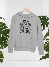 Beauty Comes in All Shapes Hoodie (Color: Athletic Heather, size: medium)