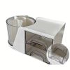 360Â° Spinning Beauty Organizer â€“ No-Power Rotating Display for Cosmetics, Perfumes & Office Supplies (Compact & Stylish)
