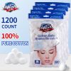 bSuper Jumbo Size Cotton Balls 100% Pure Cotton Soft Gentle Absorbent Multipurpose Natural cotton balls, makeup cotton balls