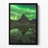 Blaze of Beauty Floating Framed Canvas