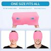 Cooling Head Gel relaxation Cap, Hot & Cold relaxation Hat, Cool Ice Head Wrap Ice Pack Mask, Cold Compress Products