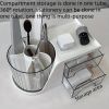 360Â° Spinning Beauty Organizer â€“ No-Power Rotating Display for Cosmetics, Perfumes & Office Supplies (Compact & Stylish)