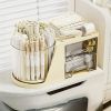 360Â° Spinning Beauty Organizer â€“ No-Power Rotating Display for Cosmetics, Perfumes & Office Supplies (Compact & Stylish)