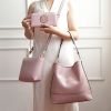 MKF Collection Wren Vegan Leather Women's Hobo with Pouch and Wristlet Wallet by Mia K- 3 pieces